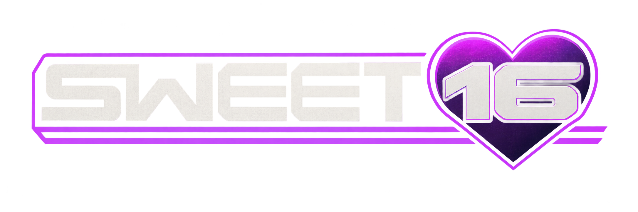 Sweet 16 neon logo